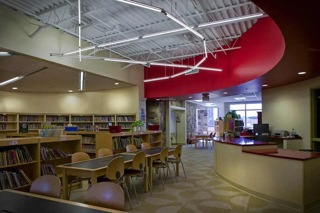 porcupine south dakota school construction - media center