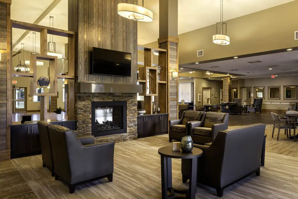 Westhills Village Nursing Home in Rapid City Communal Seating Area 2